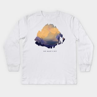 Cobalt Finder:No Man's Sky Kids Long Sleeve T-Shirt